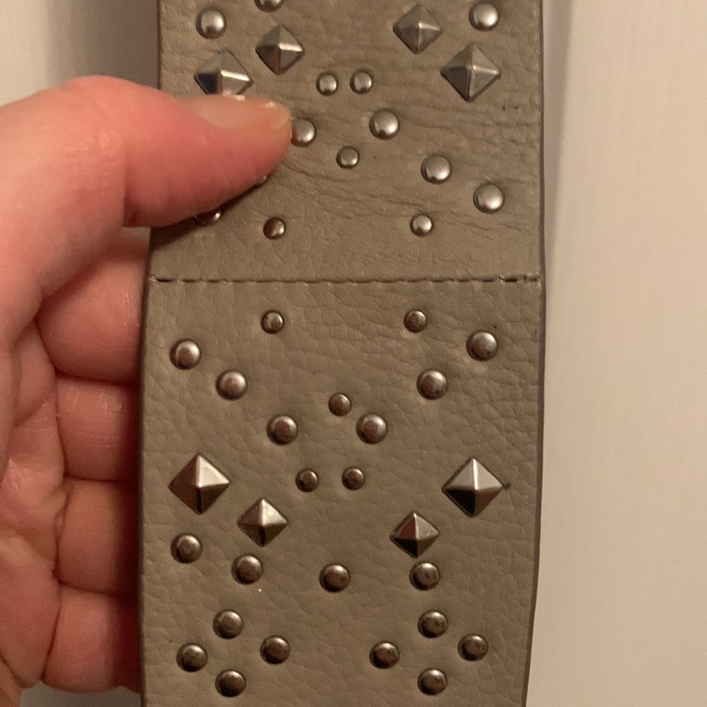 Rebecca Minkoff gray studded strap NWT - Picture 5 of 6